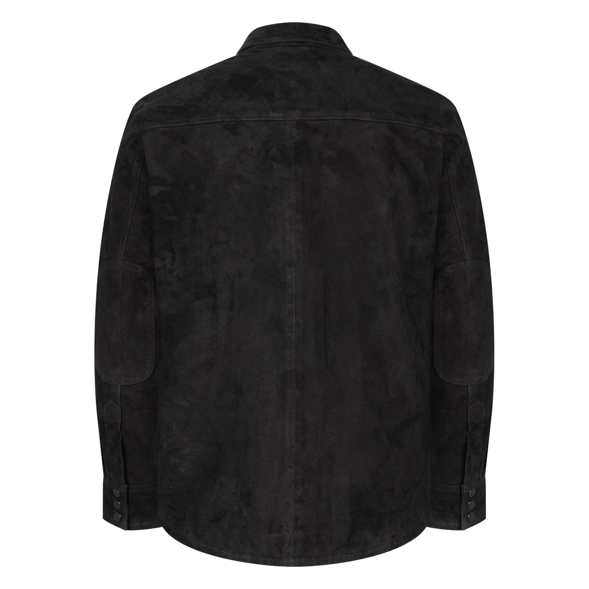 Jakewood 2512 Black Genuine Suede Leather Shirt