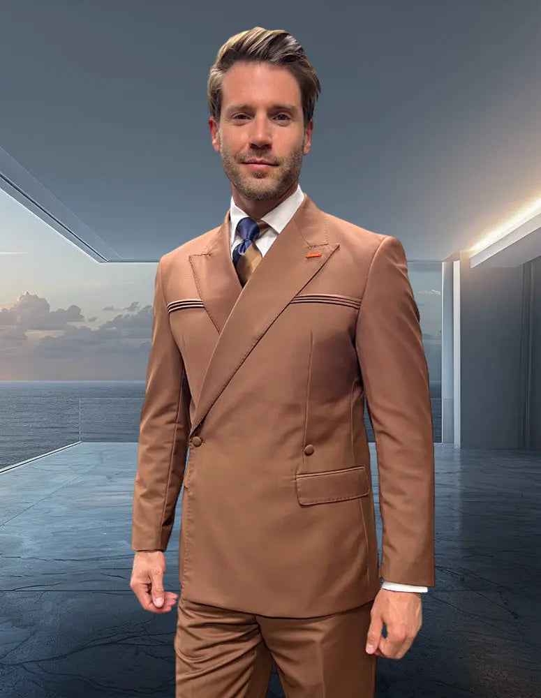 Statement Siena Copper Italian Wool Suit