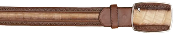 Wild West 2C25U8211 Oryx Genuine Caiman Crocodile Belly Cowboy Belt