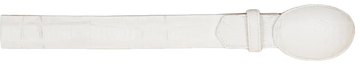 Wild West 2C11A8228 White Genuine Caiman Crocodile Belly Cowboy Belt Suit Essence