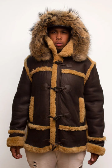 Jakewood 4700 Brown Genuine Sheepskin Jacket