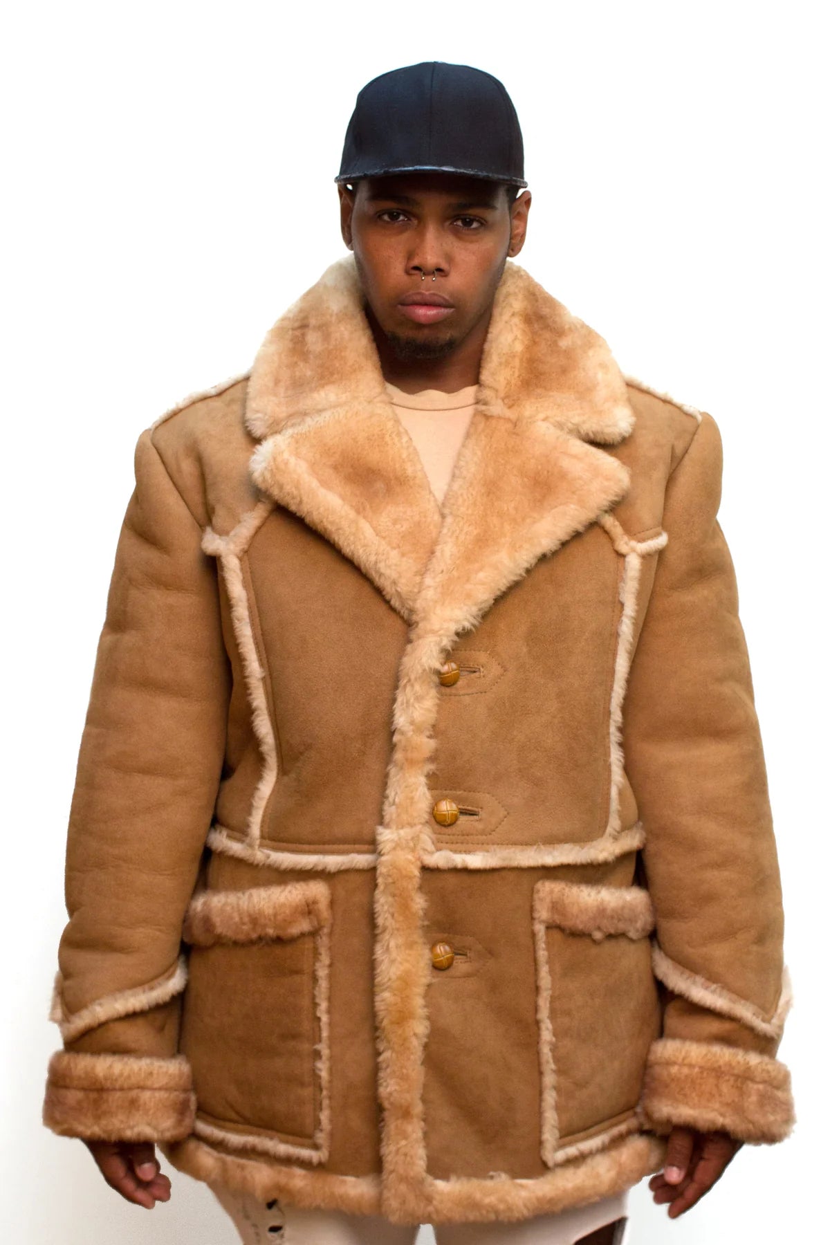 Jakewood 4900 Antique Genuine Sheepskin Marlboro Jacket