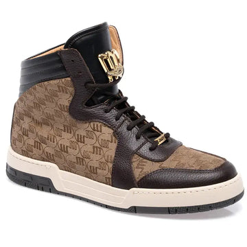 Mauri 8466/1 Sport Rust/Beige Genuine Time/Double M Fabric/Calfskin Sneakers