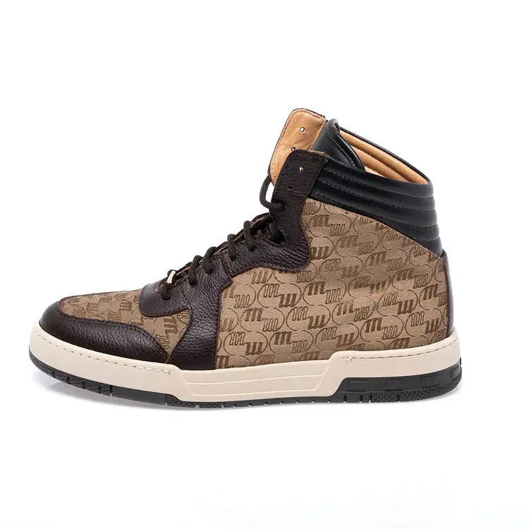 Mauri 8466/1 Sport Rust/Beige Genuine Time/Double M Fabric/Calfskin Sneakers