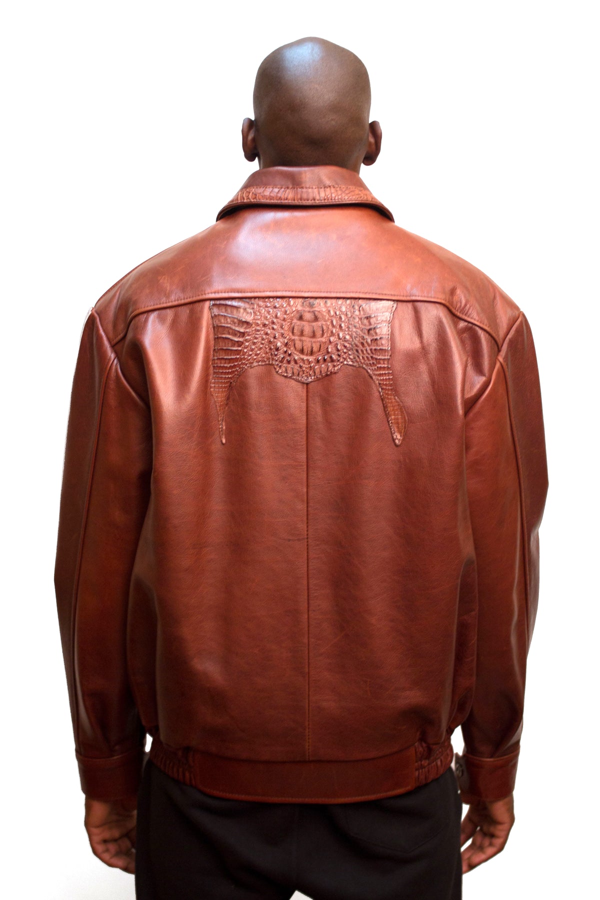 Jakewood 2088 Brick Genuine Alligator/Stingray/Lambskin Leather Jacket