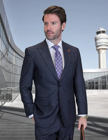Statement Trieste Gray Super 200's Italian Wool Suit