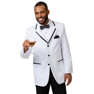 EJ Samuel TUX108 White Tuxedo