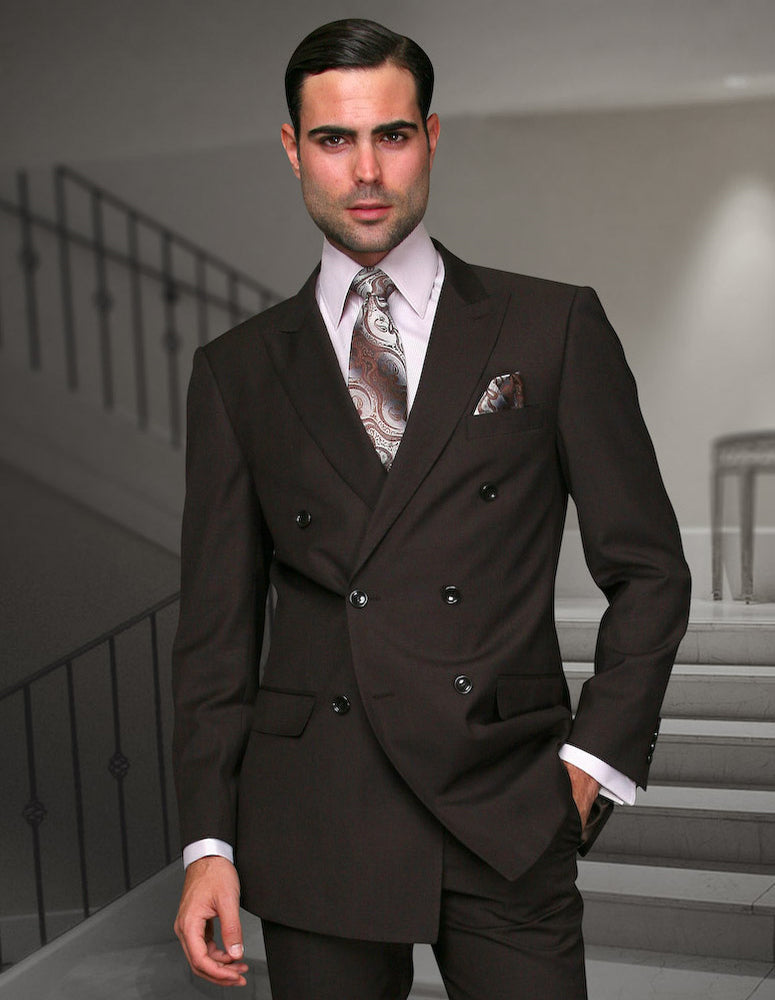 Statement TZD-100 Brown Super 150's Italian Wool Suit