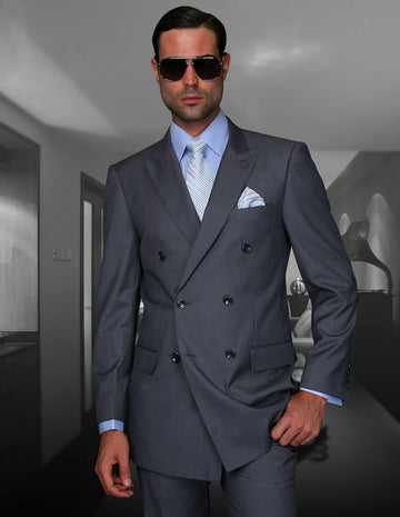 Statement TZD-100 Charcoal Super 150's Italian Wool Suit