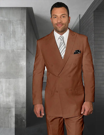 Statement TZD-100 Copper Super 180's Italian Wool Suit