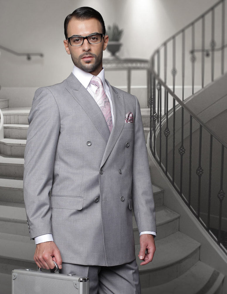 Statement TZD-100 Gray Super 150's Italian Wool Suit