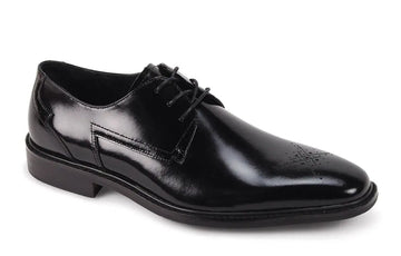 Giovanni Toby Black Genuine Leather Oxfords