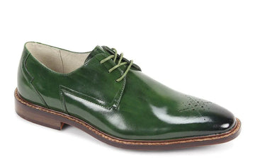 Giovanni Toby Green Genuine Leather Oxfords