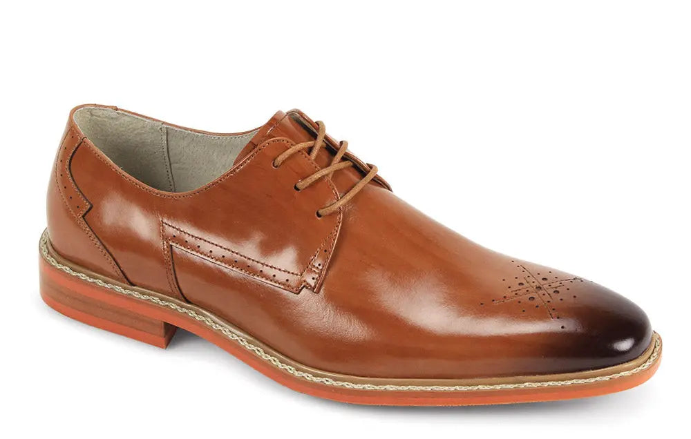 Giovanni Toby Tan Genuine Leather Oxfords