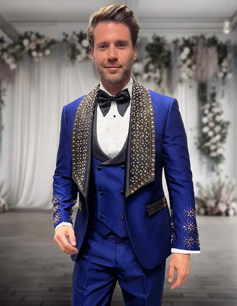 Statement Bella Royal Vest Tuxedo