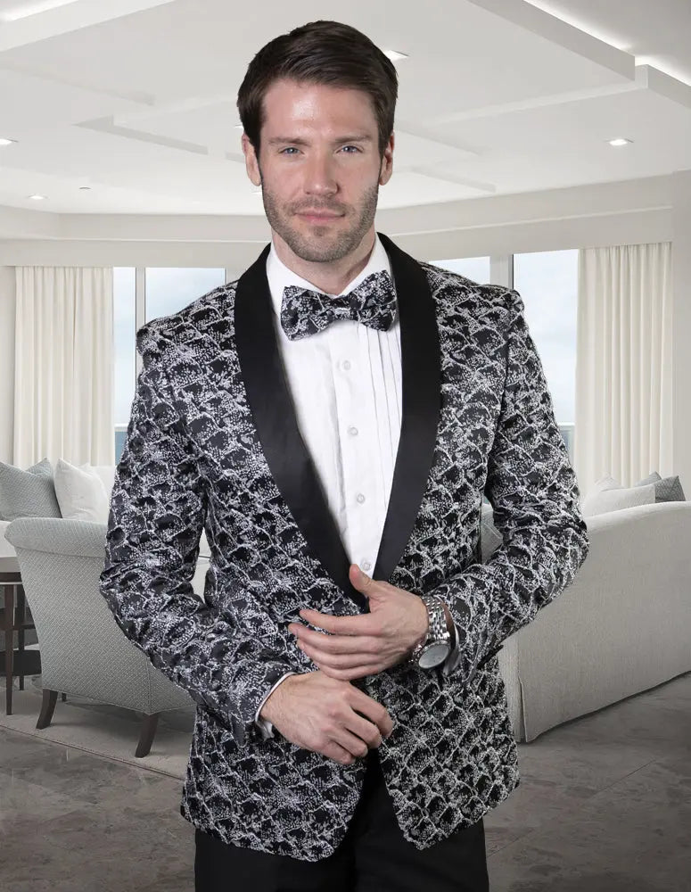 Statement VJ-140 Black Fancy Jacket