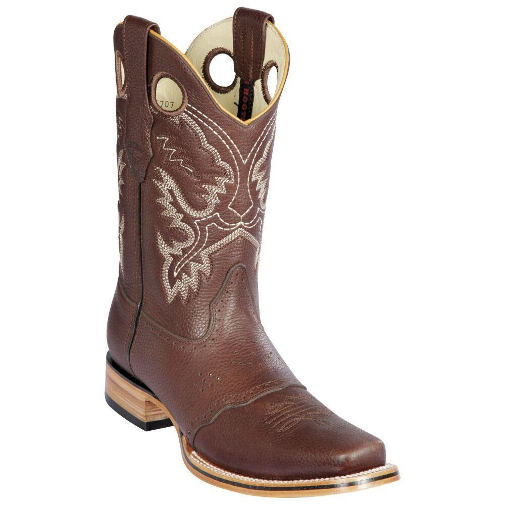 Los Altos 814C2707 Men's Brown Genuine Grisly Rodeo Boots