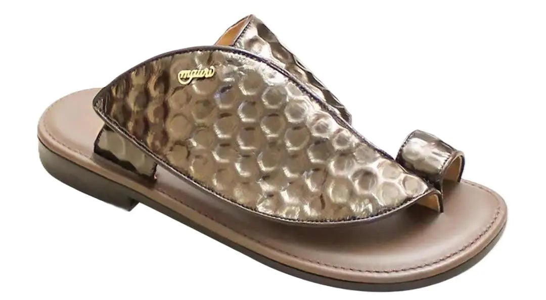 Mauri 1951/8 Brown Genuine Homer/Fabric Sandals