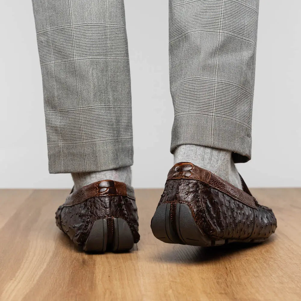 Marco Di Milano Alba Kango Tabac Genuine Caiman Crocodile/Lizard Loafers