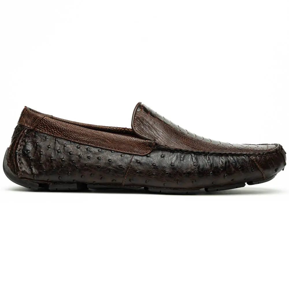 Marco Di Milano Alba Kango Tabac Genuine Caiman Crocodile/Lizard Loafers