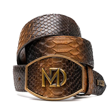 Marco Di Milano Arkansas Lisboa Genuine Python Belt