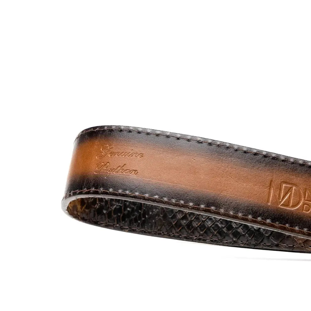 Marco Di Milano Arkansas Lisboa Genuine Python Belt