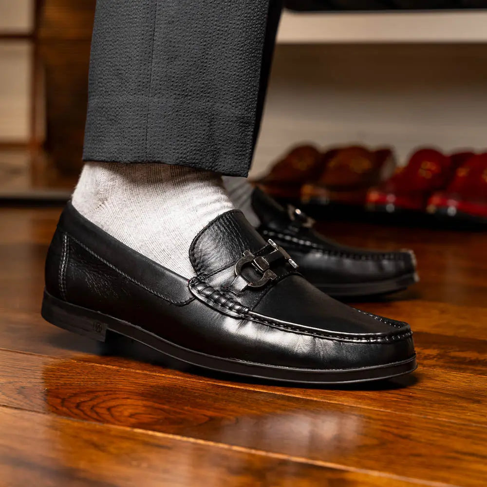 Marco Di Milano Atrani Black Genuine Calf Loafers