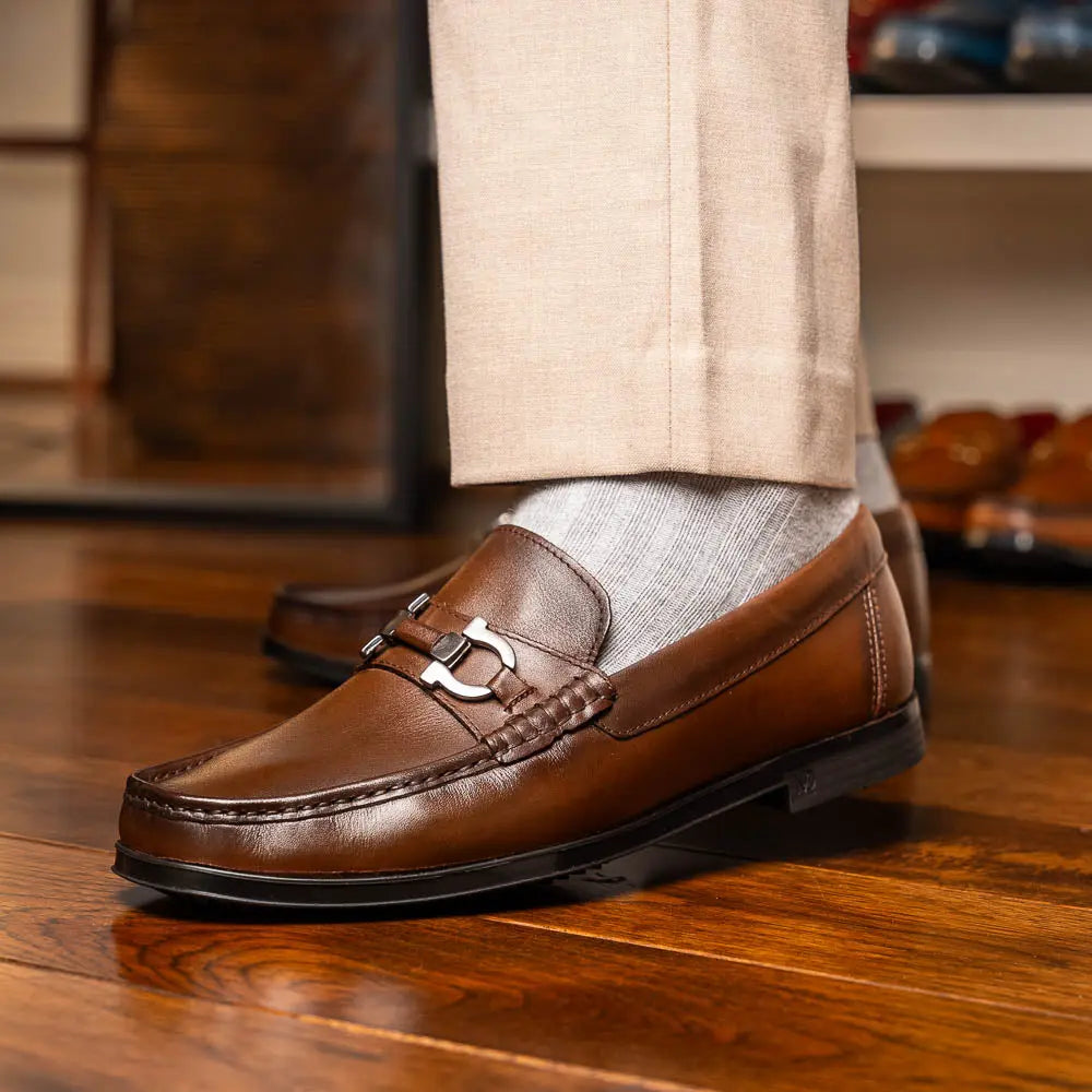 Marco Di Milano Atrani Brown Genuine Calf Loafers