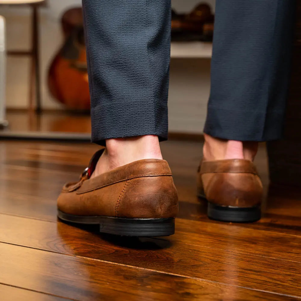 Marco Di Milano Atrani Tan Genuine Calf Loafers