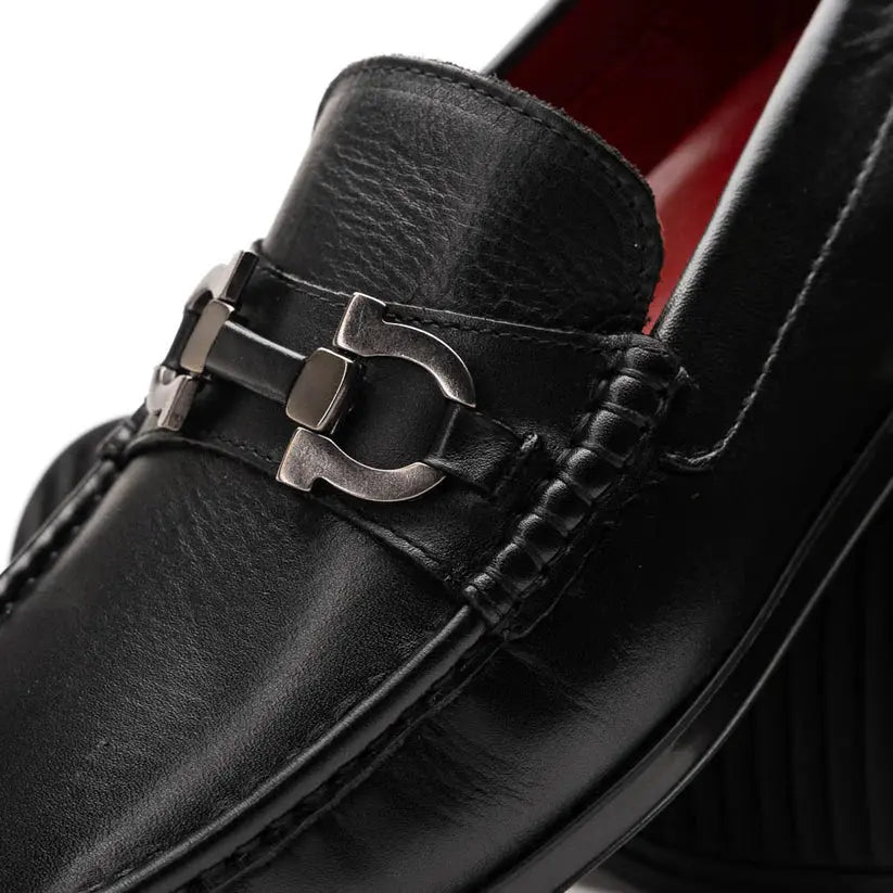 Marco Di Milano Atrani Black Genuine Calf Loafers