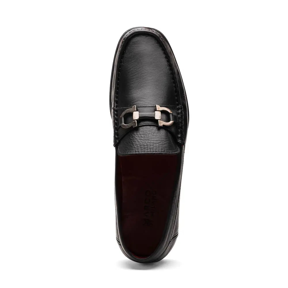 Marco Di Milano Atrani Black Genuine Calf Loafers