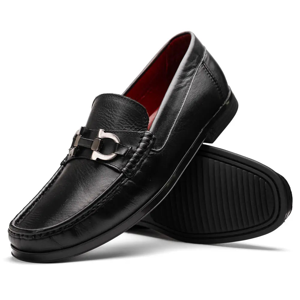 Marco Di Milano Atrani Black Genuine Calf Loafers