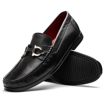 Marco Di Milano Atrani Black Genuine Calf Loafers