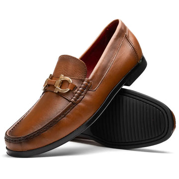 Marco Di Milano Atrani Honey Genuine Calf Loafers
