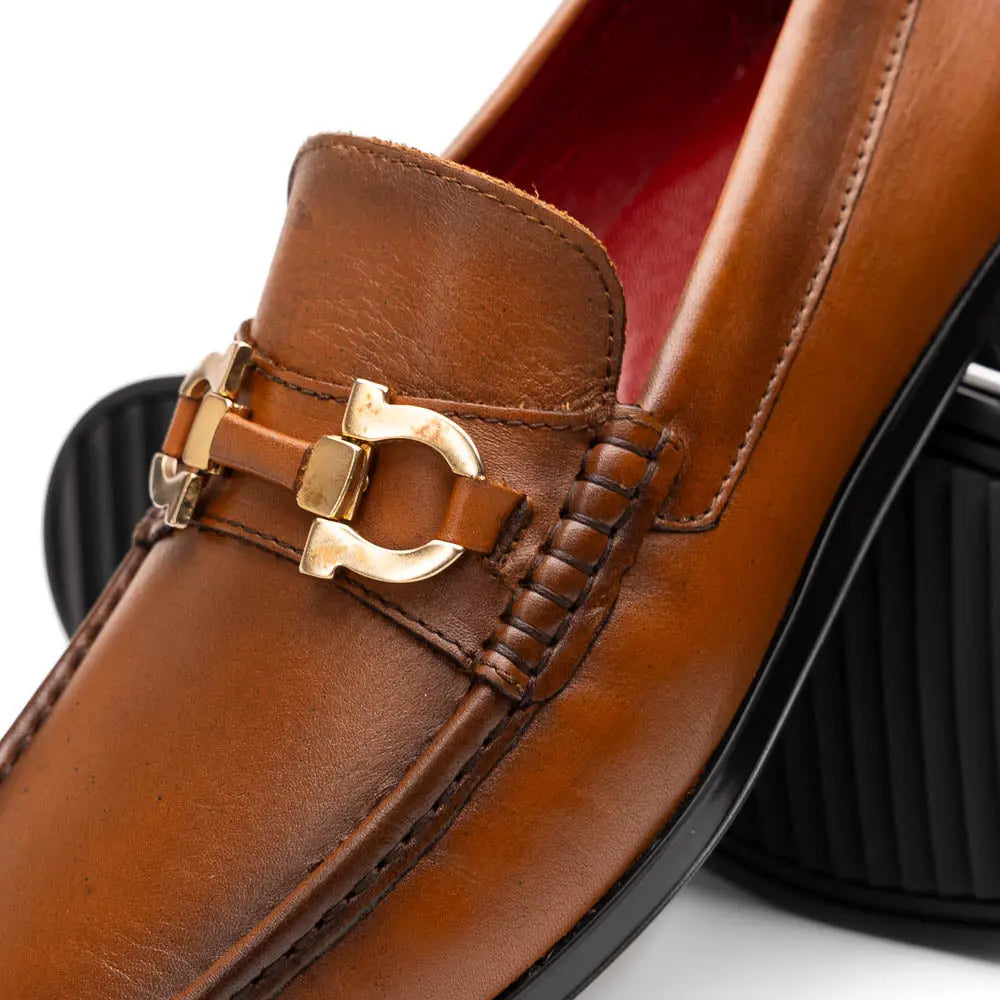 Marco Di Milano Atrani Honey Genuine Calf Loafers