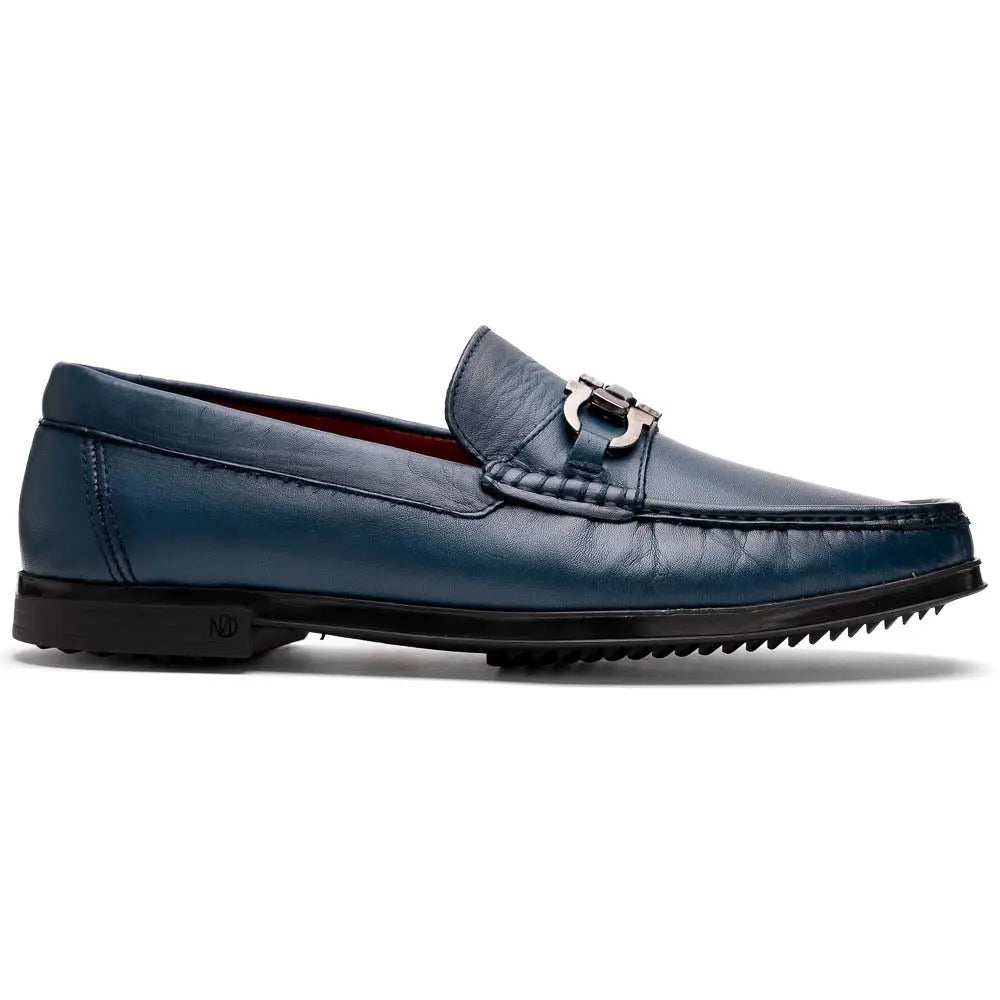 Marco Di Milano Atrani Navy Genuine Calf Loafers