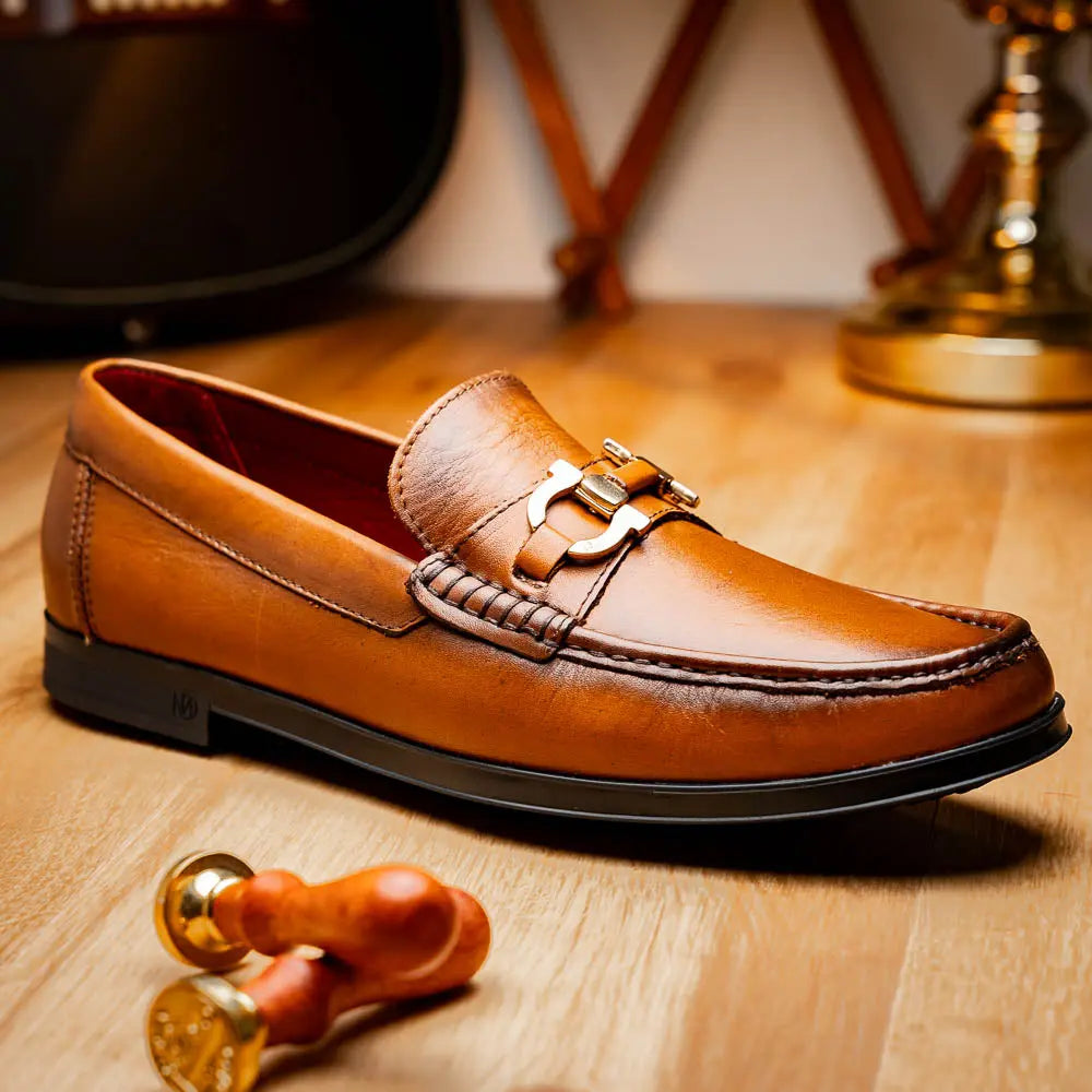 Marco Di Milano Atrani Honey Genuine Calf Loafers