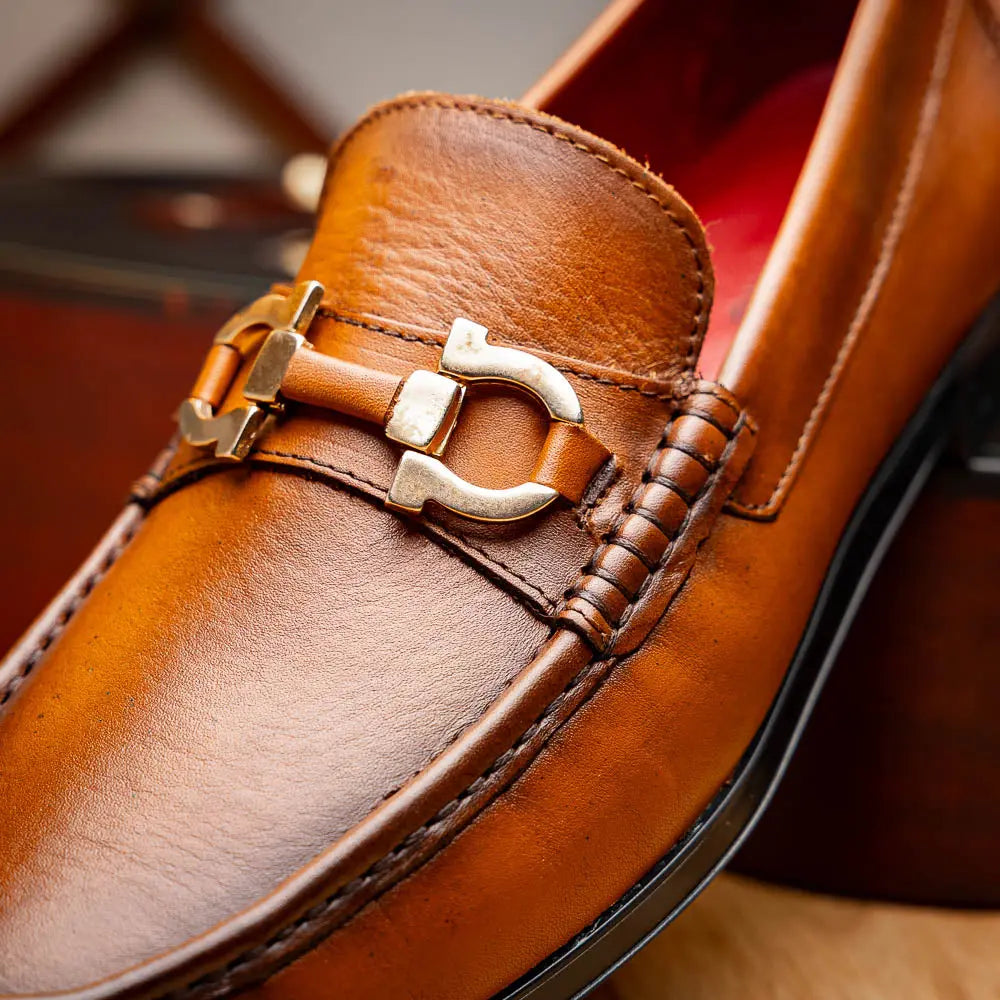 Marco Di Milano Atrani Honey Genuine Calf Loafers