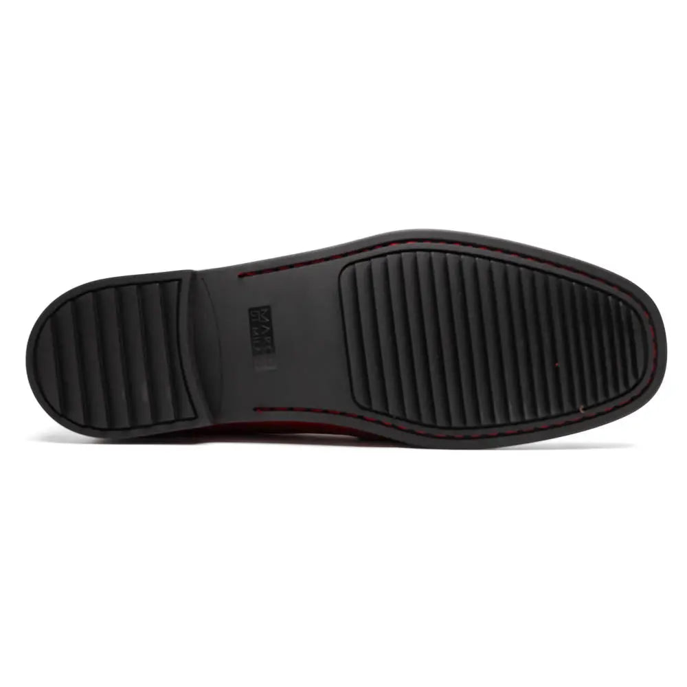Marco Di Milano Atrani Red Genuine Calf Loafers