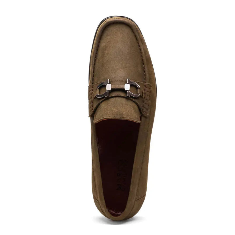 Marco Di Milano Atrani Olive Genuine Calf Loafers