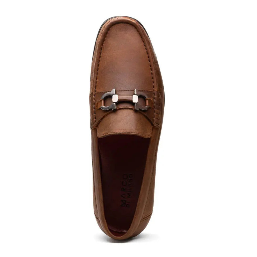 Marco Di Milano Atrani Tan Genuine Calf Loafers