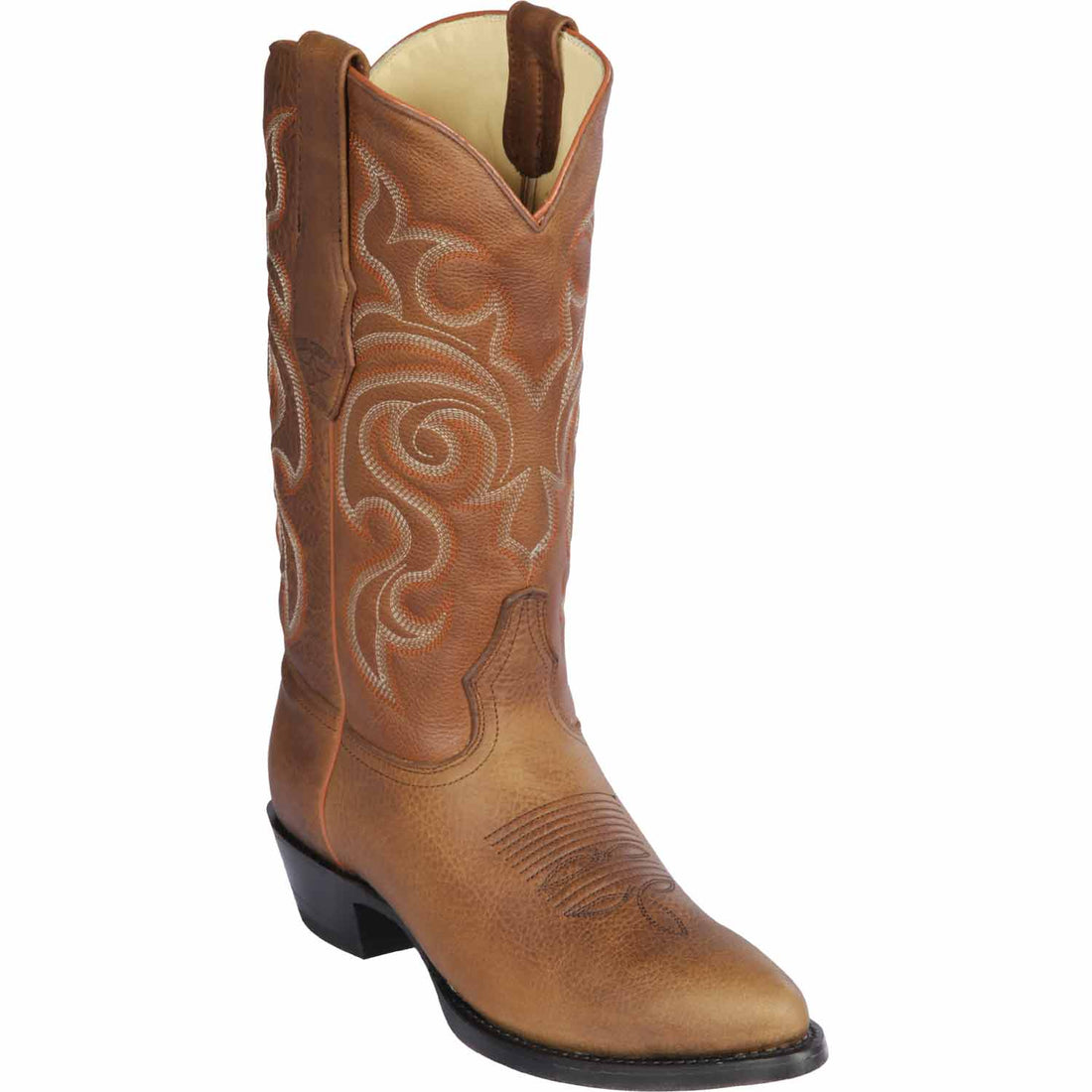 Los Altos 609951 Men's Honey Genuine Medium Round Toe Cowboy Boots