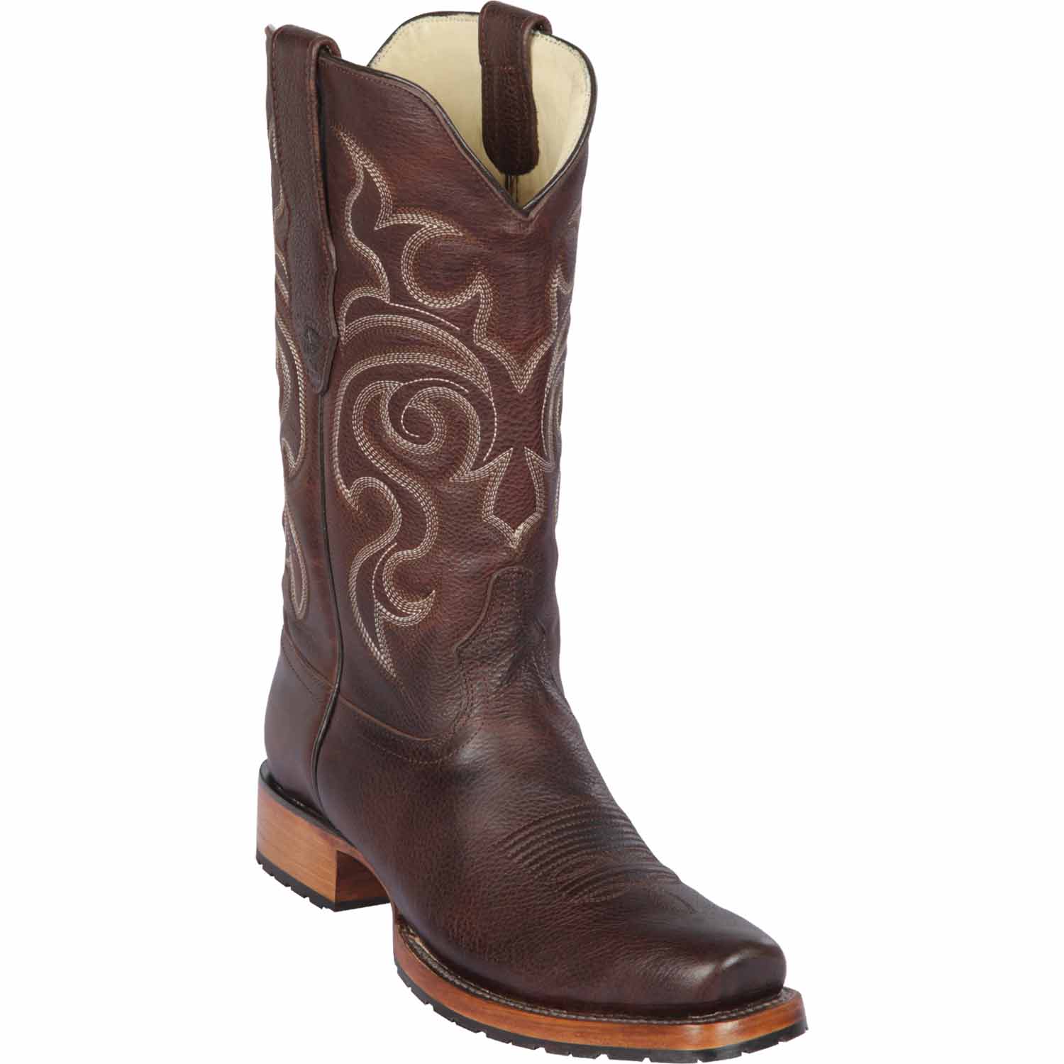 Los Altos 58T9940 Men's Walnut Genuine 7X Toe Cowboy Boots