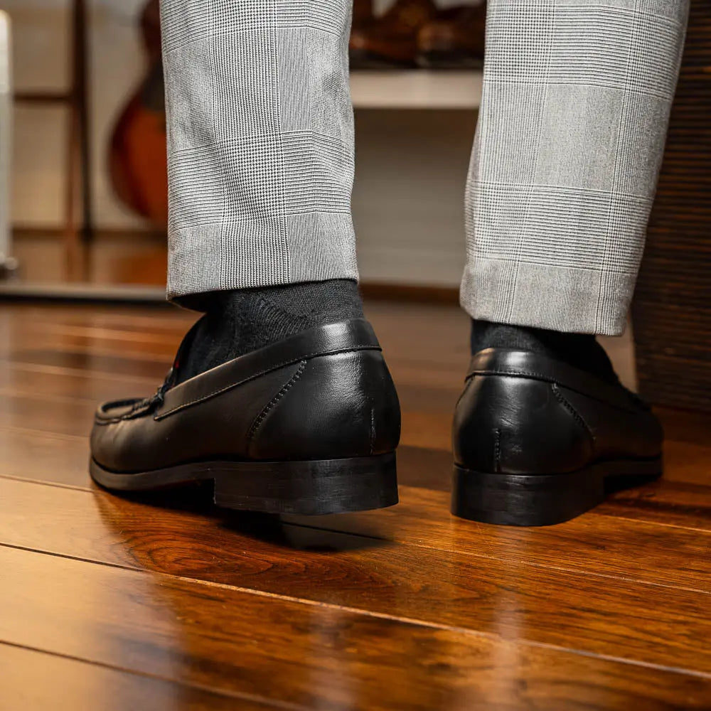 Marco Di Milano Cassarano Black Genuine Calf Loafers