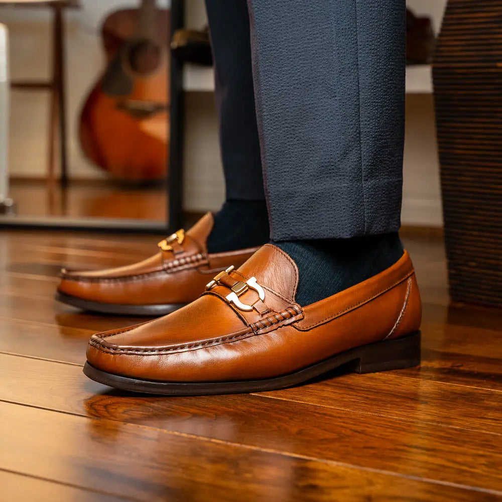 Marco Di Milano Cassarano Honey Genuine Calf Loafers