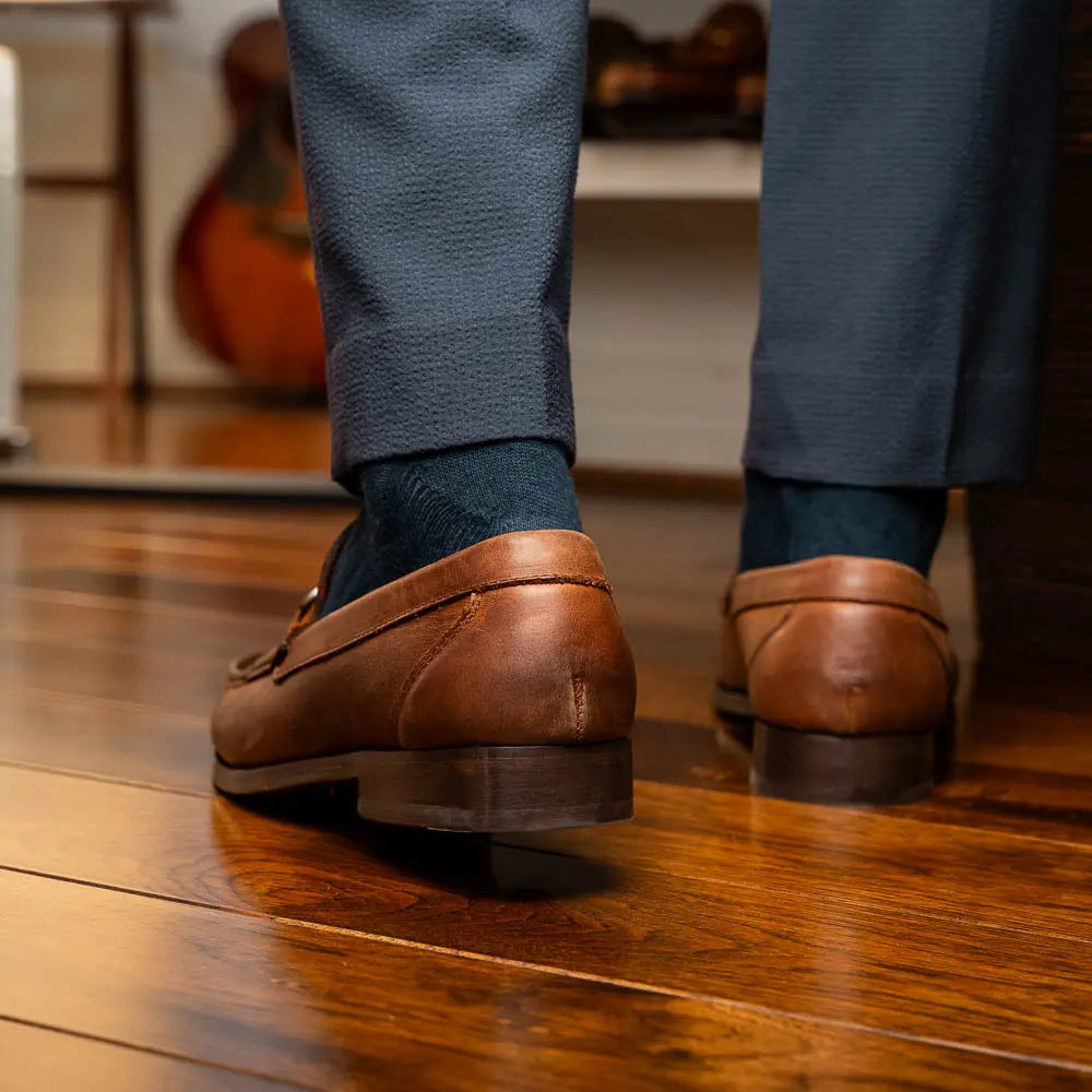 Marco Di Milano Cassarano Crazy Tan Genuine Calf Loafers