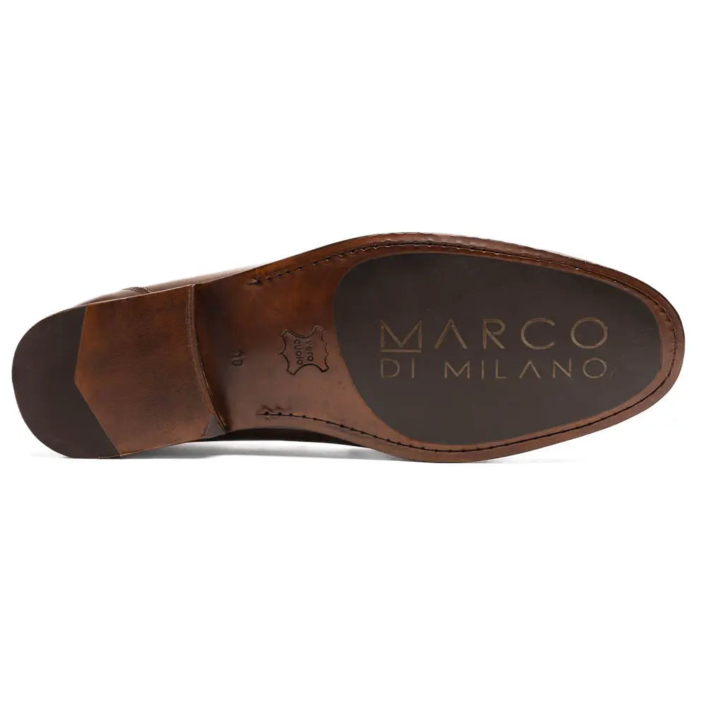 Marco Di Milano Cassarano Brown Genuine Calf Loafers