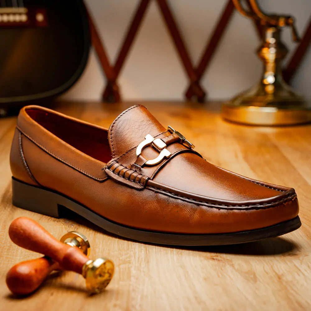 Marco Di Milano Cassarano Honey Genuine Calf Loafers