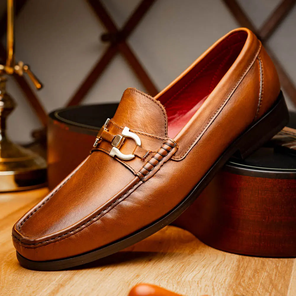 Marco Di Milano Cassarano Honey Genuine Calf Loafers