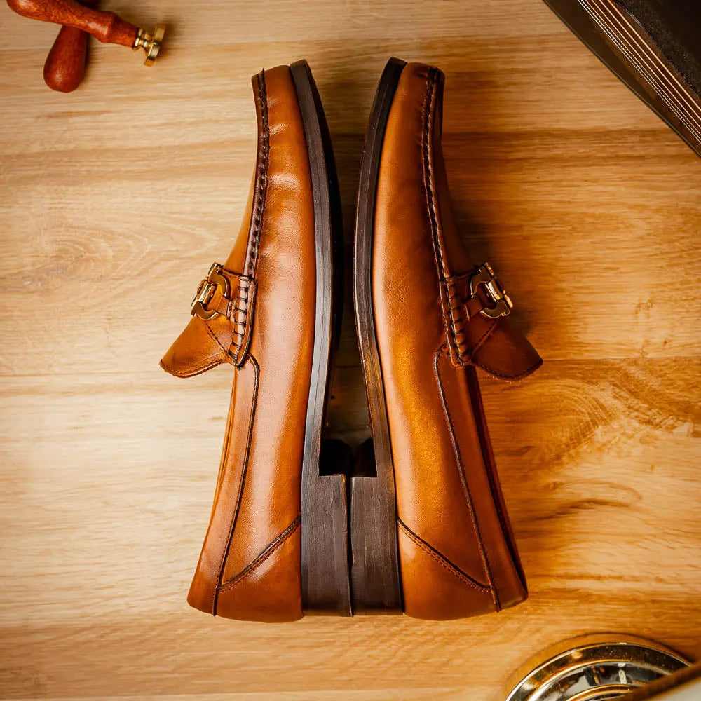 Marco Di Milano Cassarano Honey Genuine Calf Loafers